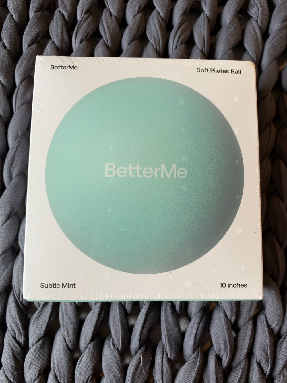 Better Me Subtle Mint Soft Pilates Ball - 10 Inch